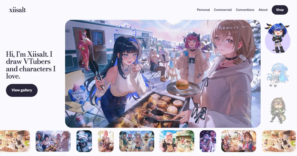 xiisalt site preview
